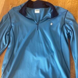 Izod golf. Long sleeve.  Blue.